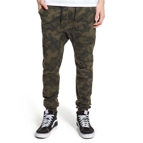 mens cotton camouflage printed jogger pants