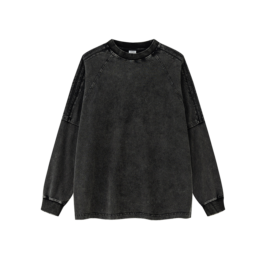 BE-W2436 WASHED LONG SLEEVE SHIRT